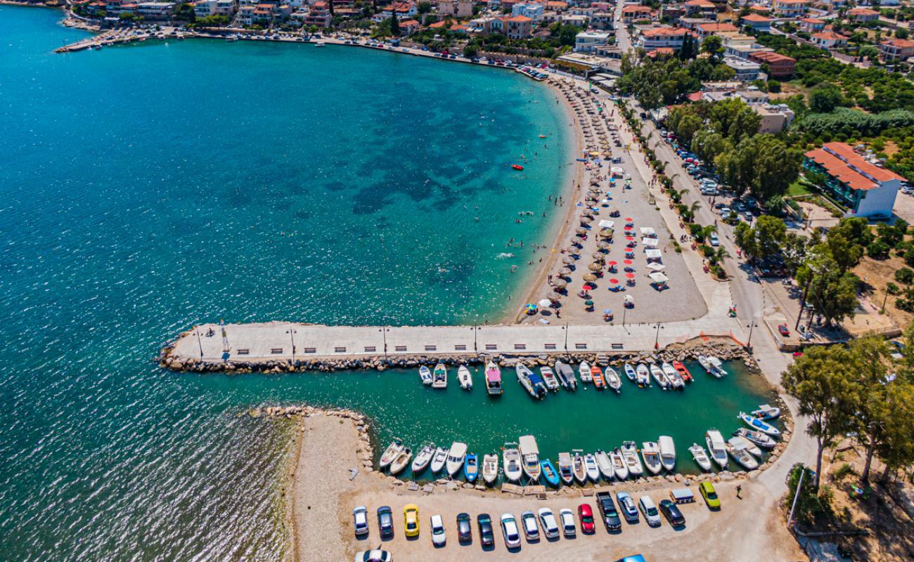 Αεροφωτογραφία παραλίας του Αργολικού Κόλπου