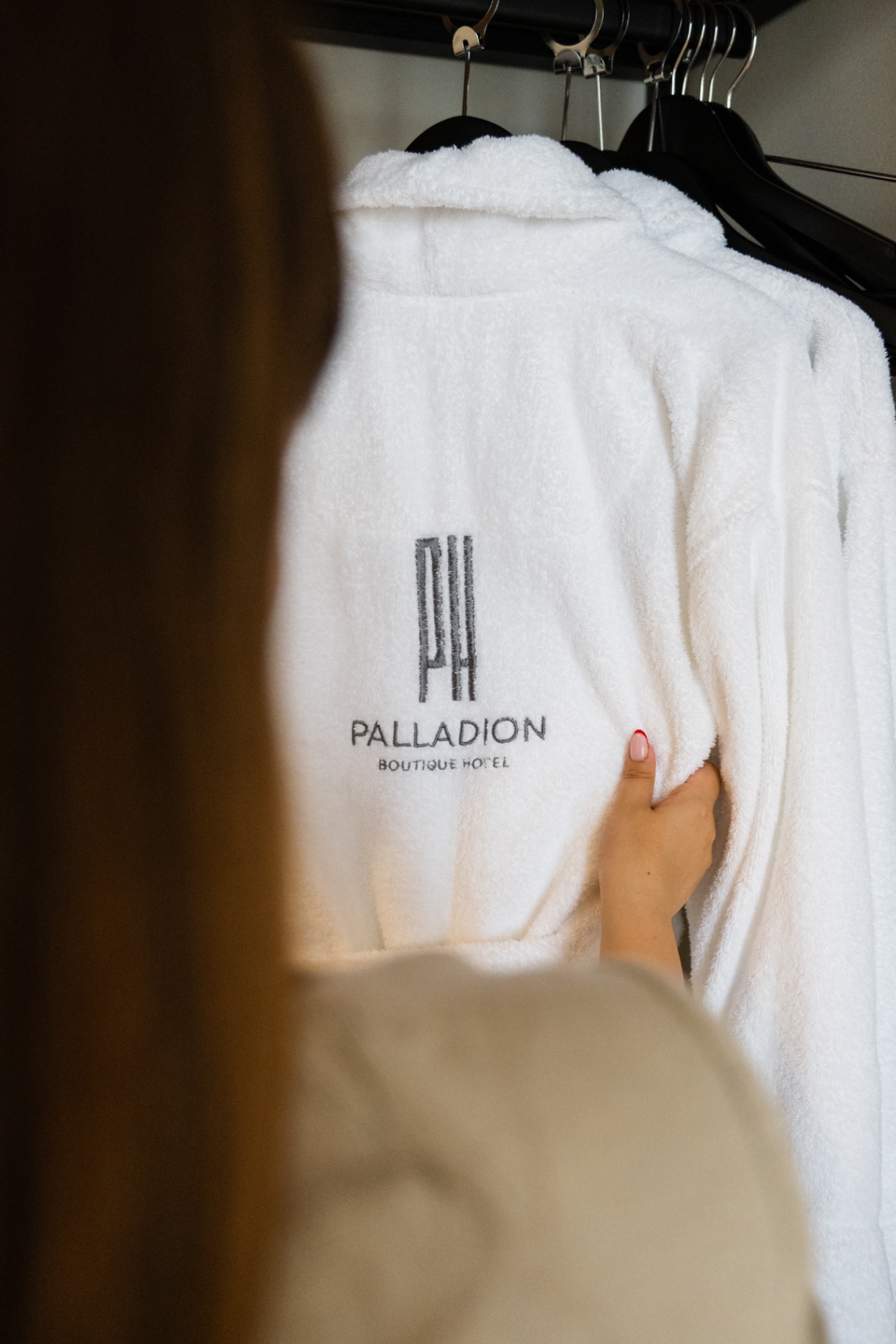 Superior room - Palladion signature bathrobes in the wardrobe