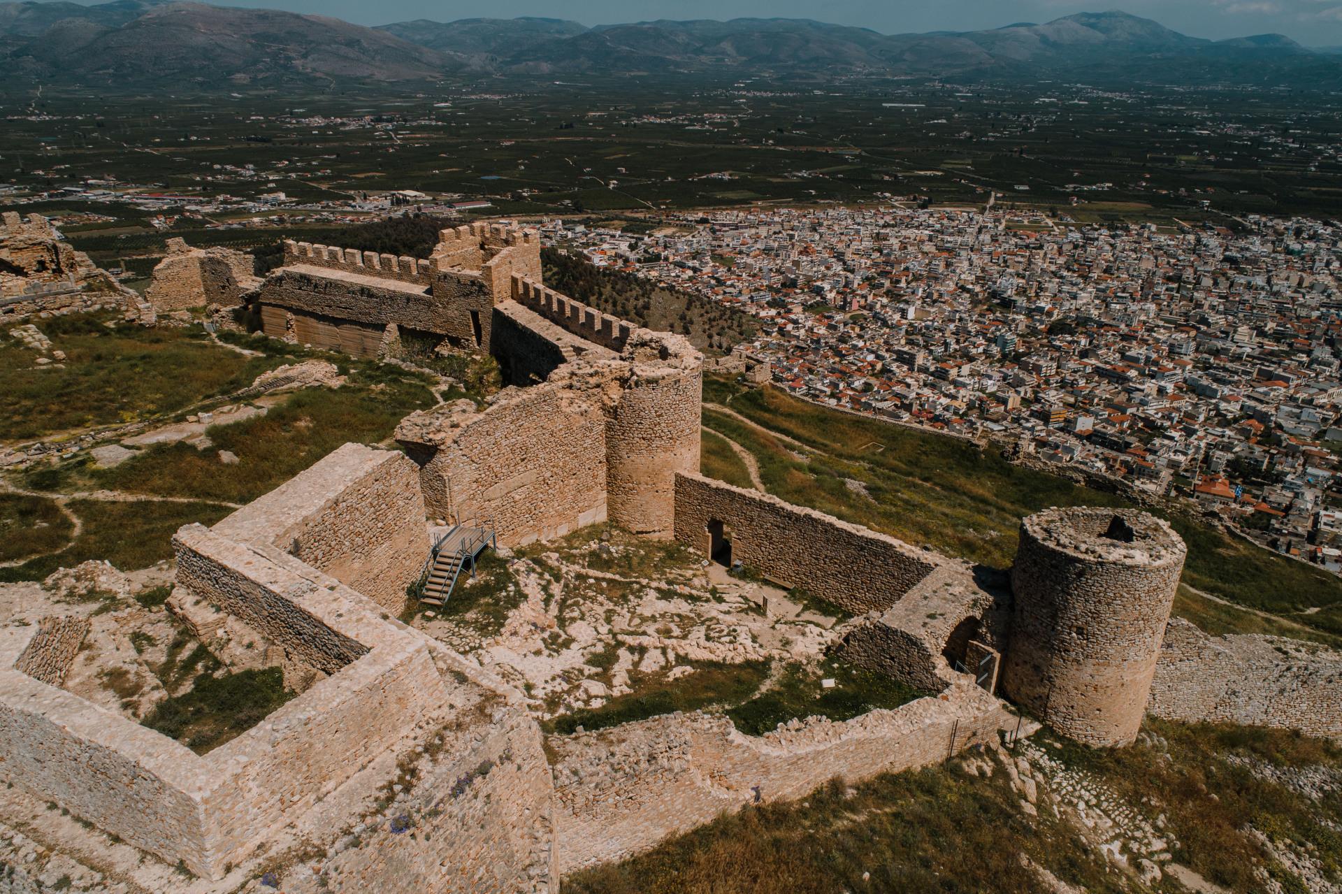 Κάστρο Λάρισας Άργους. Πανοραμική θέα